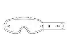 IXS Kit Lente Transparente + Tear Off.