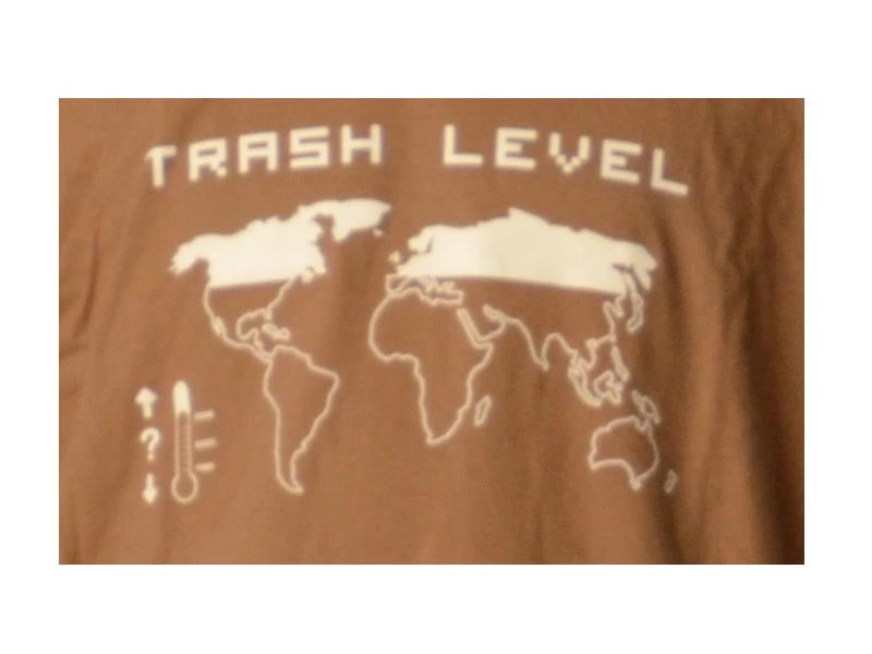 Pure Gear Camiseta Trash Level Marrón - Imagen 2