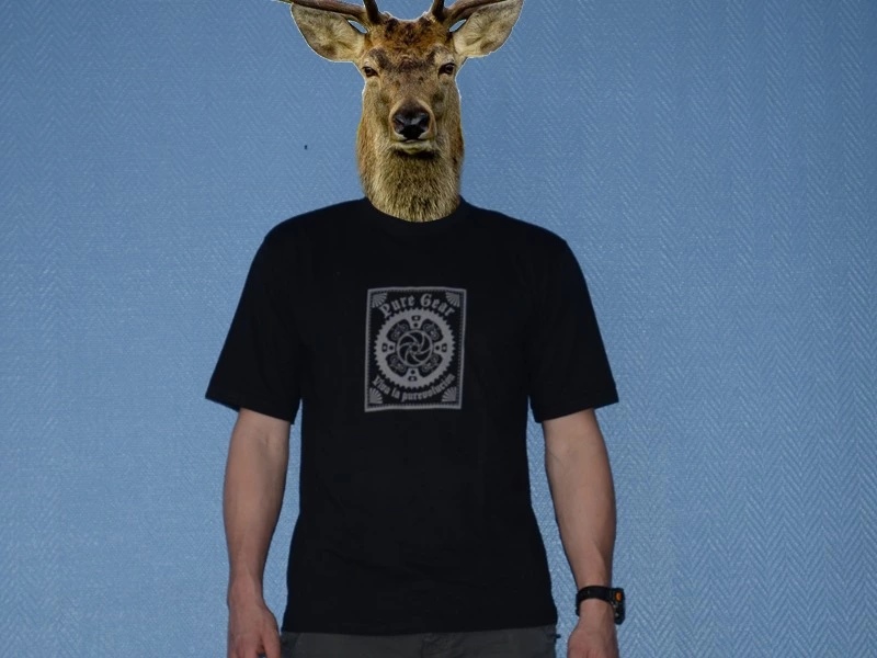 Pure Gear Camiseta Viva La Purevolution Negro