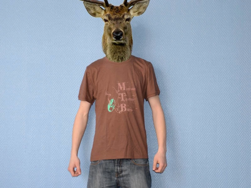 Pure Gear Camiseta MTB Spirit Marrón - Talla M