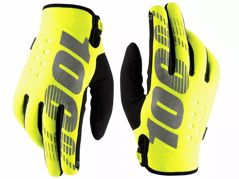 100% Guantes Brisker Amarillo