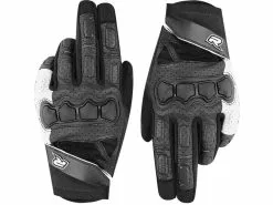Racer Guantes Rampage Negro Y Blanco - Talla S 2016