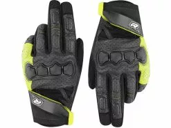 Racer Guantes Rampage Negro Y Amarillo
