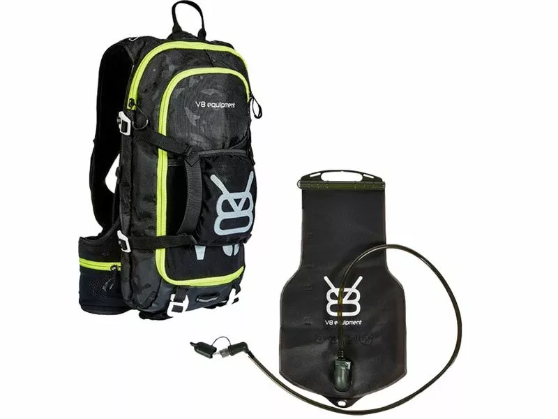 V8 Equipment Mochila De Hidratación FRD 11.1 Camo Con Deposito Elite