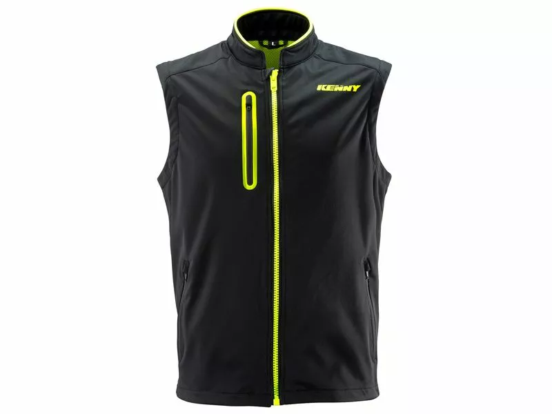 Kenny Chaqueta Sin Manga Bodywarmer Negro Y Amarillo 2020
