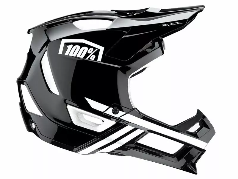 100% Casco Trajecta Fidlock Negro Y Blanco