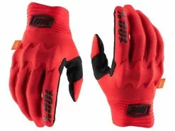 100% Guantes Cognito D3O Red/Black