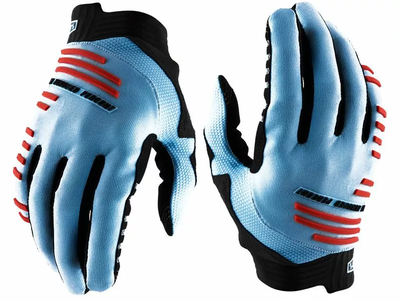 100% Guantes R-Core Blue / Red