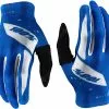 100% Guantes Celium Blue/White