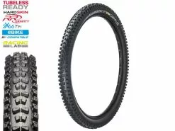 Hutchinson Cubierta Griffus Racing Lab EBike Tubeless Ready 2x66 TPI 27.5'' Negro