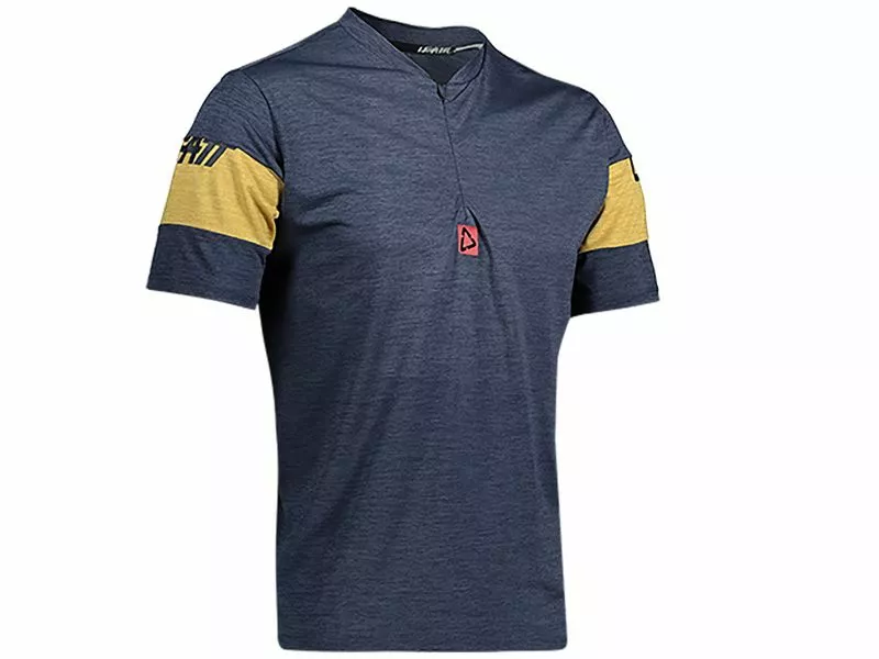 Leatt Maillot MTB 1.0 Zip Azul Onyx 2021