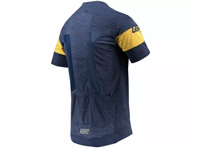 Leatt Maillot MTB 1.0 Zip Azul Onyx 2021 - Imagen 3