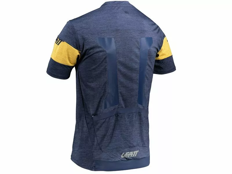 Leatt Maillot MTB 1.0 Zip Azul Onyx 2021 - Imagen 4