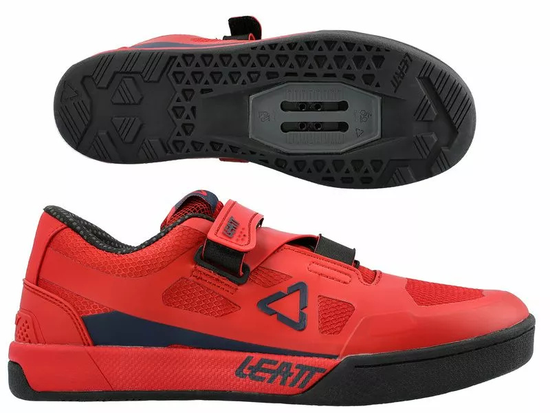 Leatt Zapatillas 5.0 Clip Rojo Chilli 2022