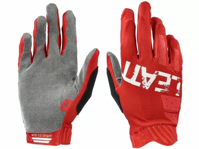 Leatt Guantes MTB 1.0 GripR Rojo Chilli 2021