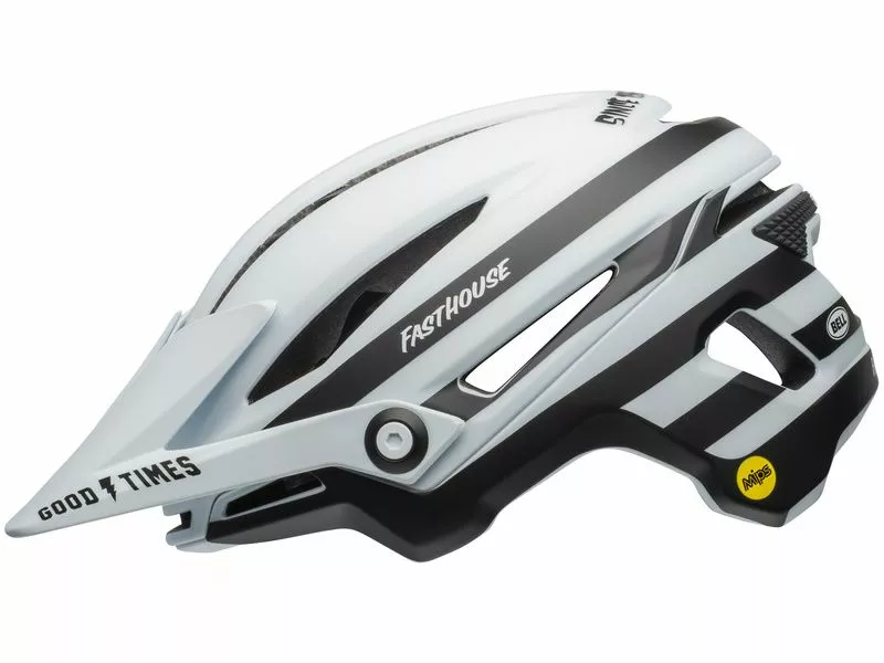 Bell Casco Sixer MIPS Fast House Blanco / Negro