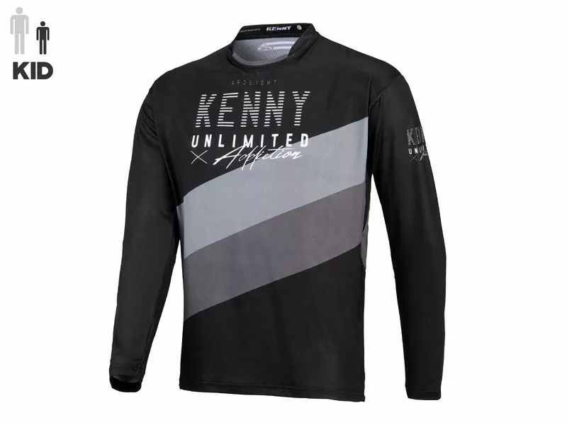 Kenny Maillot Prolight Niño Black Grey 2021