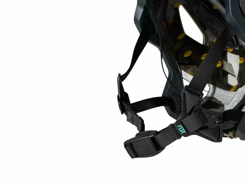 Fox Casco Speedframe Pro Negro Y Teal 2021 - Imagen 3