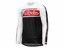 Mondraker Maillot Troy Lee Design Sprint Mangas Lungas Blanco