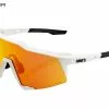 100% Gafas Speedcraft Off White - Hiper Red Mirror