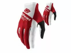 100% Guantes Celium Plata Y Rojo