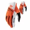 100% Guantes Celium Orange/White