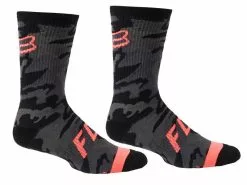 Fox Calcetines Defend 8" Negro Camo 2021