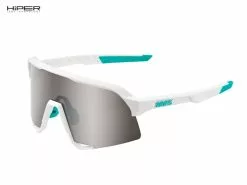 100% Gafas S3 Bora Hans Grohe Team White - Hiper Silver Mirror