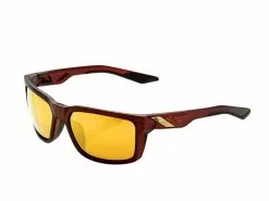 100% Gafas Daze Soft Tact Rootbeer - Flash Gold
