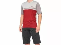 100% Traje Pantalón Corto Y Maillot Airmatic Cherry