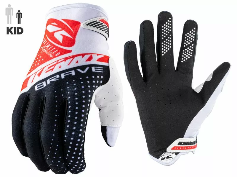 Kenny Guantes Niño Brave Rojo 2022