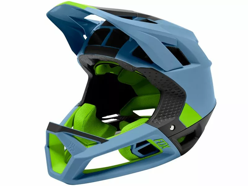Fox Casco Proframe Blocked Dusty Azul 2022 - Imagen 2