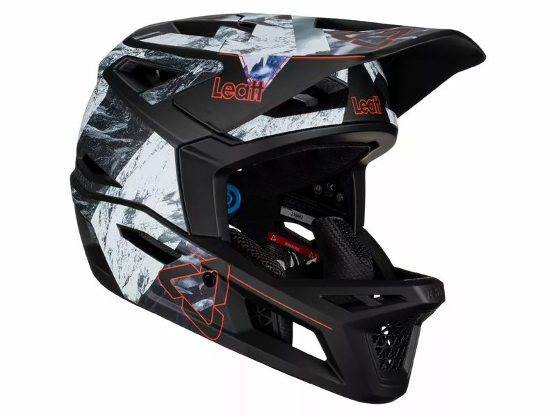 Leatt Casco MTB Gravity 4.0 - Negro / Blanco Alpine 2023 - Imagen 5