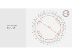 Funn FireEye BCD96 XT M8000 Rojo 30T