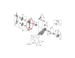 Portapoleas EXT Shimano M7000 Gs 11v