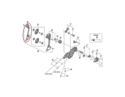 Portapoleas Interior Shimano M7000 Gs 11V