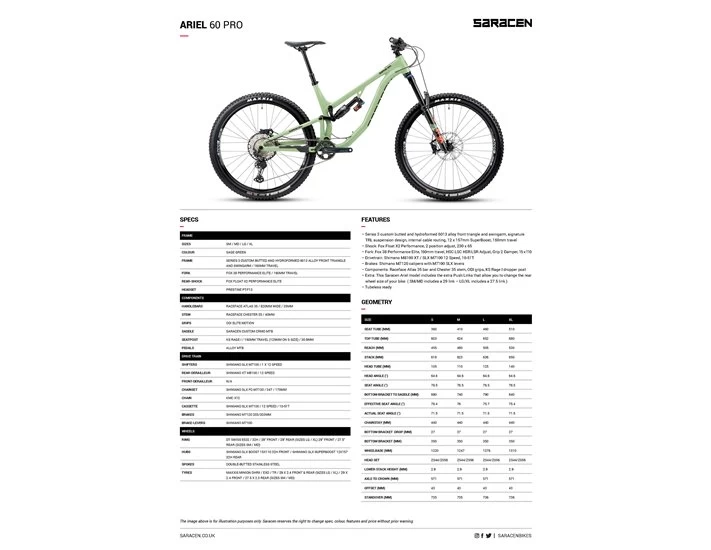SARACEN ARIEL 60 PRO 2023 - Imagen 2