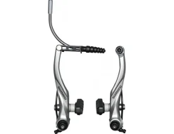 V-Brake Shimano BR-T 4010 Delantera Plata Con Guía De Cable